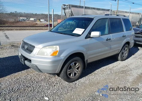 2005 Honda Pilot Ex-L из США, поврежденный, VIN 5FNYF18635B050397